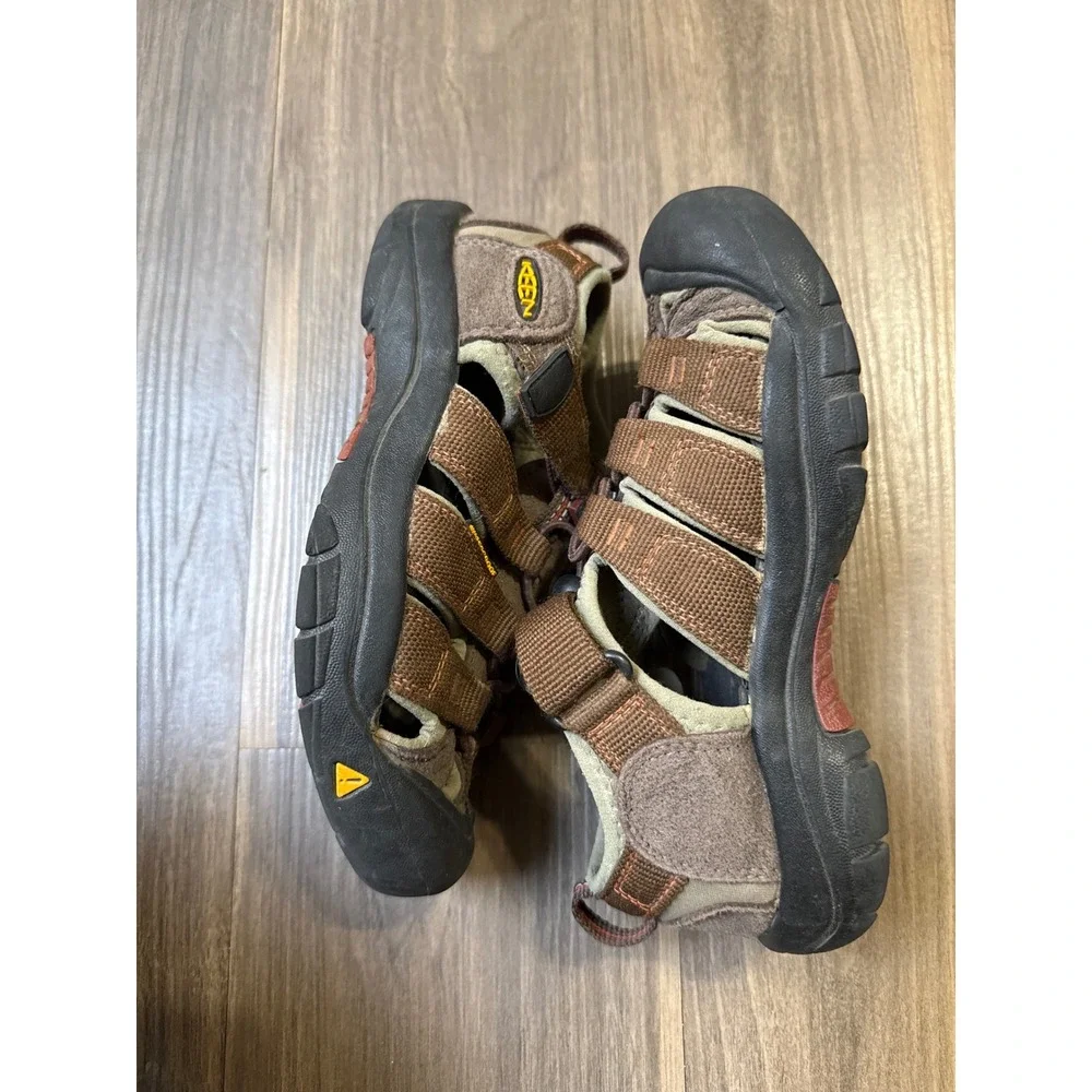 Keen Newport H2 Sandals Kids Size 1 Brown Waterproof Hiking Sport Water Shoes